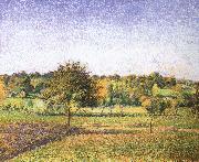 Camille Pissarro Flowering trees painting